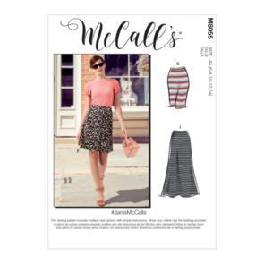 McCalls Pattern 8055 #Tillie - Misses' Straight or A-line Skirts