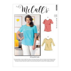 McCalls Pattern 8059 #Ruby - Misses'/Women's Pullover Tops and Tunics