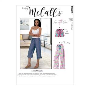 McCalls Pattern 8063 #Julia - Misses' Drawstring Shorts & Pants