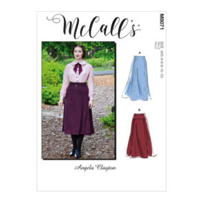 McCalls Pattern 8071 Misses' Historical Skirt
