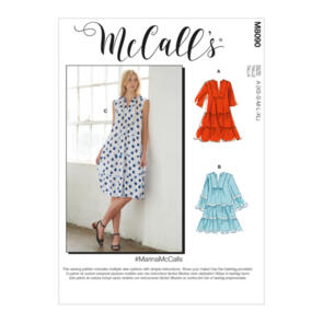 McCalls Pattern 8090 #Marina - Misses' Dresses & Belt