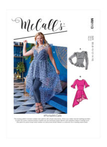 McCalls Pattern 8113 #Portia - Misses' & Women's Tops With Cup Sizes