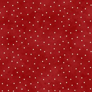 Maywood Basics Scattered Dot Rich Red