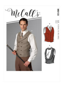 McCalls Pattern 8133 Men's Vest