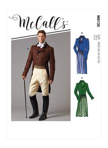 McCalls Pattern 8135 Men's Coats