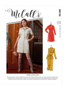 McCalls Pattern 8139 #Marcy - Misses' Dresses & Belt