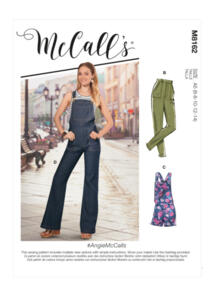 McCalls Pattern 8162 #Angie - Misses' Jeans