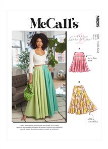 McCalls Pattern 8205 Misses' Skirts