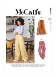 McCalls Pattern 8206 Misses' Pants