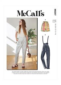 McCalls Pattern 8207 Misses' Pants