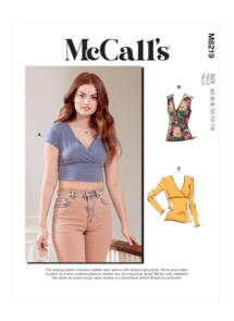McCalls Pattern 8219 Misses' Top