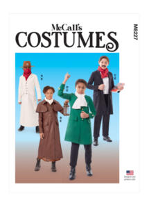 McCalls Pattern 8227 Girls' and Boys' Costume Coats with Mask