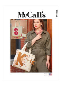 McCalls Pattern 8233 Tote, Zipper Case and Key Ring