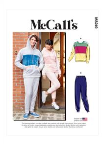 McCalls Pattern 8249 Unisex Tops and Pants