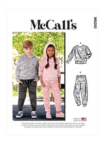 McCalls Pattern 8250 Children's Tops and Pants