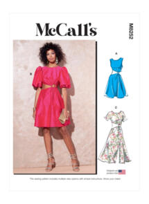McCalls Pattern 8252 Misses' Dresses