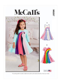 McCalls Pattern 8267 Children's Knit Dresses
