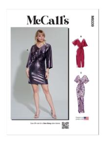 McCalls Pattern 8339 Misses' Knit Dress