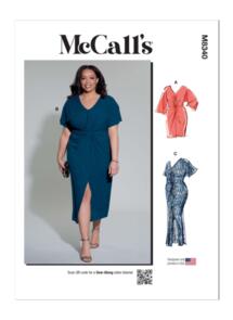 McCalls Pattern 8340 Women's Knit Dress