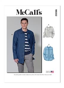 McCalls Pattern 8352 Men's Jacket