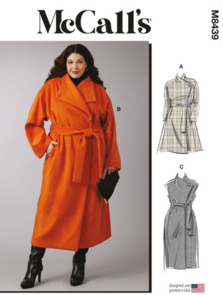 McCalls Sewing Pattern Women's Coats and Vest M8439