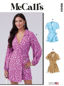 McCalls Sewing Pattern Misses' Romper M8454