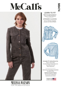McCalls Sewing Pattern Misses' Jacket by Melissa Watson M8474