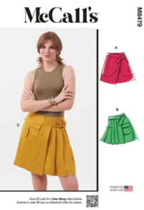 McCalls Sewing Pattern Misses' Wrap Skirts M8479