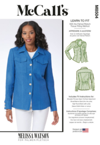 McCalls Sewing Pattern Misses' Jacket M8504