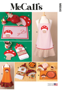 McCalls Sewing Pattern Kitchen Holiday Décor M8545