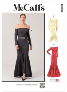 McCalls Sewing Pattern Misses' Dresses with Petite Lines M8605