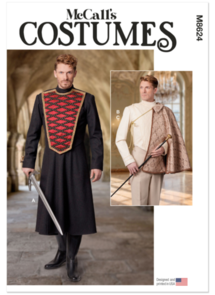 McCalls Sewing Pattern Men's Costume M8624