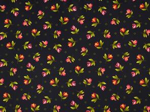 Maywood Catalina /Marti Michell Black Single Blossoms