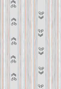 Maywood Cycles Of Life /Kristen Berger Cyl Grey Bike Lane