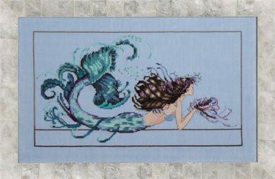 Mirabilia Cross Stitch Chart + Bead Pack - Mermaid Undine