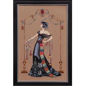 Mirabilia Cross Stitch Pattern - with Bead Kit: At the Met