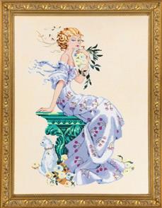 Mirabilia Cross Stitch Pattern - with Bead Kit: Florentina