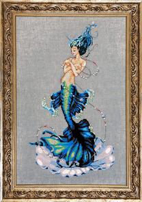 Mirabilia Cross Stitch Chart + Bead Pack - Aphrodite Mermaid