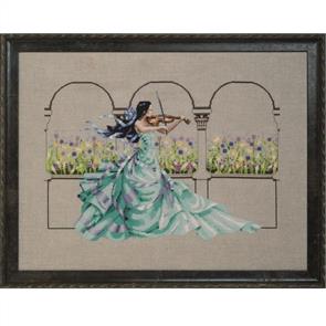 Mirabilia Cross Stitch Pattern - with Bead Kit: Garden Prelude