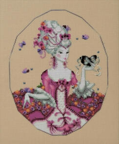 Mirabilia Cross Stitch Patten with Bead Kit - The Duchess of Rouen