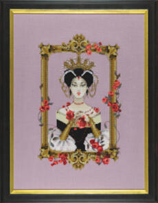 Mirabilia Cross Stitch Pattern + Bead Pack - Portrait Queen