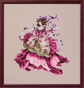 Mirabilia Cross Stitch Pattern & Bead Kit: Pretty In Pink