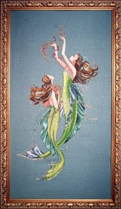 Mirabilia Cross Stitch Pattern - Mermaids of the Deep Blue