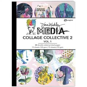 Ranger Ink  Dina Wakley - Media Mixed Media Collage Collective 2 - Vol. 1