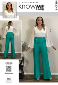 McCalls Know Me Sewing Pattern Misses' Bodysuits and Pants ME2043