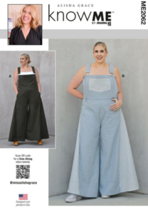 McCalls Know Me Sewing Pattern Misses' Overalls by Alisha Grace ME2062