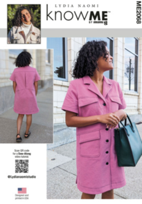 McCalls Know Me Sewing Pattern Misses' Shirt Dress by Lydia Naomi ME2068