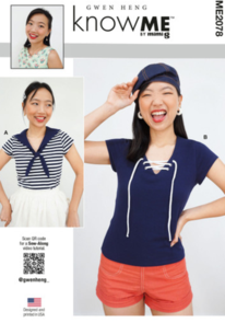 McCalls Know Me Sewing Pattern Misses' Knit Tops ME2078