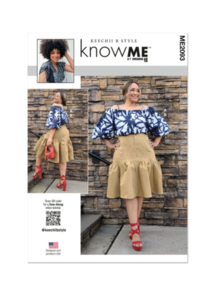 McCalls Know Me Sewing Pattern Misses' and Women's Top and Skirt ME2093