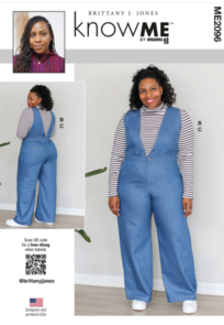 McCalls Sewing Pattern Know Me Misses' Tops and Jumpsuit ME2096